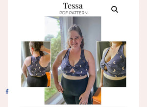 Tessa Twist Crop