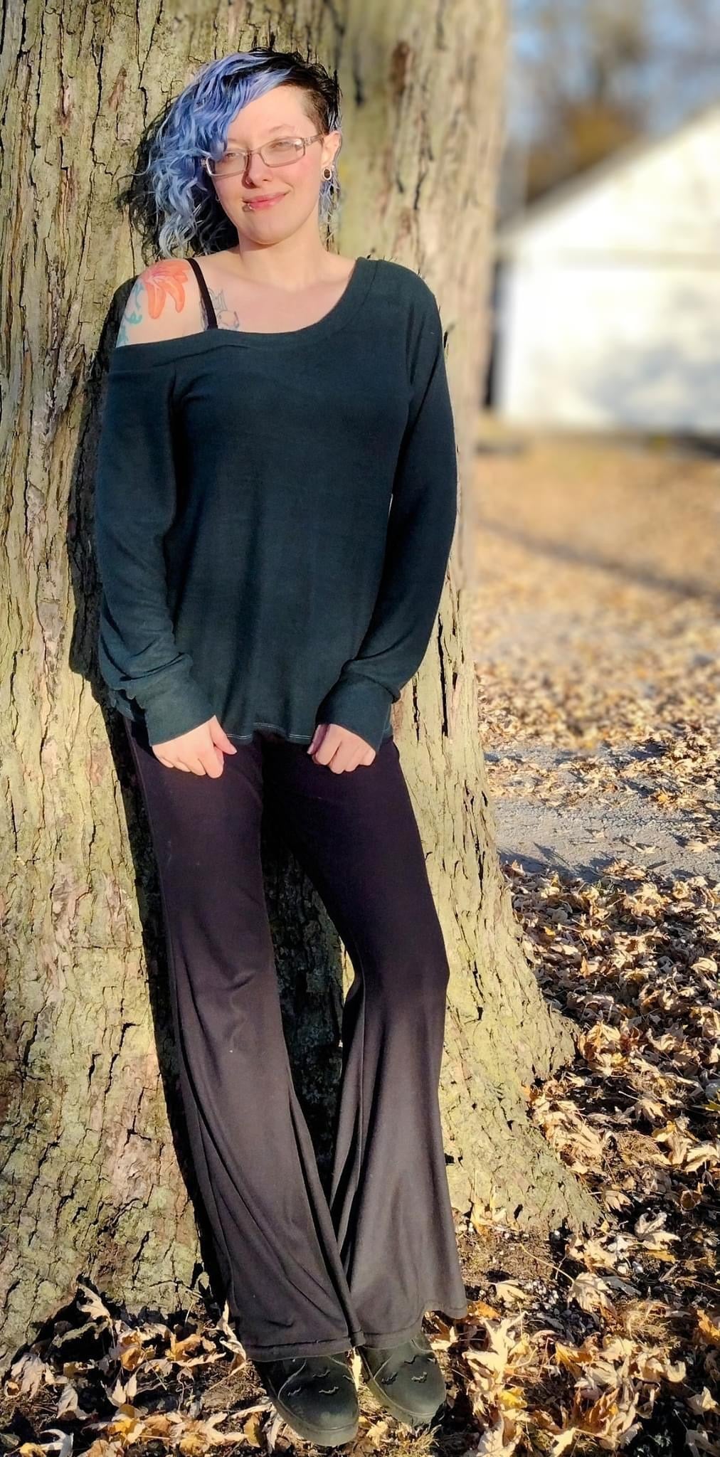 Off the shoulder sweater